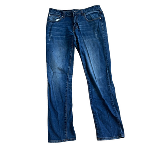 Carbon Blue Straight Leg Jeans Classic Style size 30